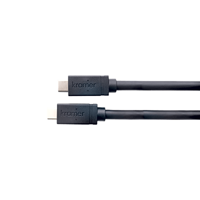 [CA-U32/FF-15] Cable USB 3.2 GEN-2 Full Featured | USB-C (M) a USB-C (M) | Active | 10 Gbps | 100W PD | 4K@60 | Ethernet 1 Gbps | K-Lock