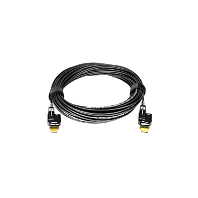 [CLS-AOCH/60-66] Cable Activo Óptico HDMI 4K 20 mts | 4K@60Hz 4:4:4 | 18 Gbps | Terminales Desmontables Micro-HDMI | Fibra Optica  | Libre de Halógenos LSHF | Bañado en Oro 24K