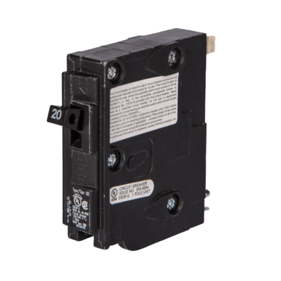 Interruptor automático enchufable tipo QD 1 polo, 20 amp