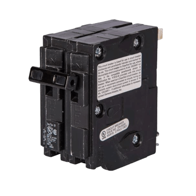 [D220EE] Interruptor automático enchufable tipo QD 2 polos, 20 amp