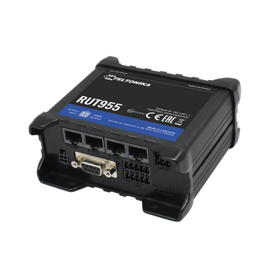 [RUT955] Router LTE Profesional, 4 Puertos Ethernet, RS232, RS485, WiFi 802.11b/g/n, Interface Amigable, Bandas B1, B2, B3, B4, B5, B7, B8, B28