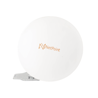 [NPX3GEN3] Antena de parabola profunda, blindada, con supresión al ruido de 4 ft, 4.9-6.4 GHz, Ganancia 37 dBi con SLANT de 45 ° y 90 °, ideal para hasta 100 km, Conectores N-hembra, montaje con alineación milimétrica.