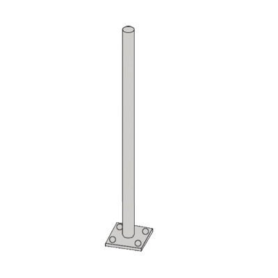 [RSL-TMA] Mástil superior para placa superior de torres RSL