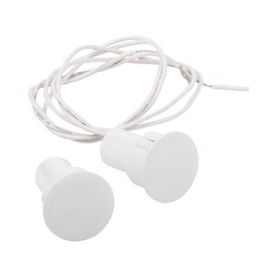 [SF-1021] Contacto magnético para puertas y ventanas  Metálicas, aluminio y madera de empotrar color blanco / GAP: 19mm