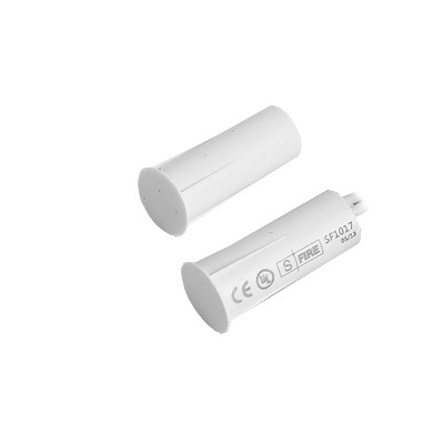 [SF-1017] Contacto magnético para puertas y ventanas  aluminio y madera de empotrar color blanco / GAP:19 mm