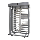 Torniquete Sencillo / Cuerpo Completo / Interior/Exterior / 100% Acero con Pintura Gris / EJE CENTRAL de Acero Inoxidable /Acabado de Lujo / Alto Tráfico
