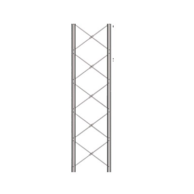 [TBX-8ST] Tramo de Torre Recto para Sección 8 en Torre BX-64 para Aumentar la Altura a 21.95 metros.