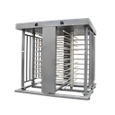 Torniquete Doble / Cuerpo Completo / Interior/Exterior / 100% Acero con Pintura Gris / EJE CENTRAL de Acero Inoxidable / Acabado de Lujo / Alto Tráfico