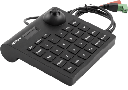 Mini Teclado controlador PTZ con pantalla LCD y joystick altamente resistente