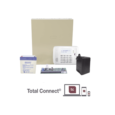 [VISTA-48LA-NTB] Kit de Panel de Alarma VISTA48LA con Gabinete, Batería y Transformador