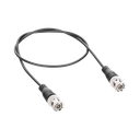 Cable Coaxial Armado con Conector BNC (Video) / Longitud de 0.6 Metros (1.97 Pies) / Optimizado para Cámaras 4K / Uso en Interior