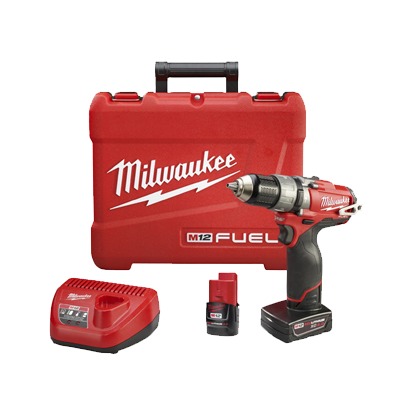 [240-422] Kit de Taladro Percusión / Atornillador de 1/2"  MILWAUKEE
