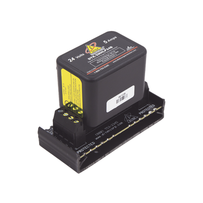 [DTK-2MHLP24BWB] Protector Modular 24 V / 2 Pares / Base Desmontable / Snap-Track / Paneles de Incendio y Alarma