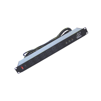 [DTK-RMAC12] Protector Contra Sobretensiones de 120 VCA, 15 A, 12 Salidas, Montaje en Rack 1U, Servidores Montados en Rack, Sistemas de Voz, Controladores, Equipos de Video Vigilancia
