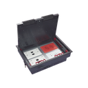 Caja de Piso para Cuatro Módulos Universales (Socket M4), para Alimentación Eléctrica y Redes de Datos (11000-43401) No Incluye Faceplates