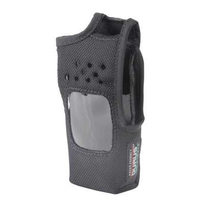 [2712-BC] Funda de Nylon, clip metálico-cinto, capuchón auto-adherible y visor frontal / TK-2312/3312, NX-240/340.
