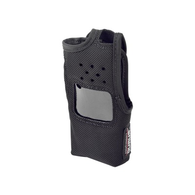 [3121-BC] Funda de Nylon, clip-cinto, capuchón auto-adherible / botones y visor frontal / IC-F3021, IC-F3031, IC-F3230.