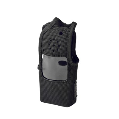 [3161-BC] Funda de Nylon, clip-cinto, capuchón con broches / botones y visor  frontal / IC-F3161, IC-3261, IC-3360.