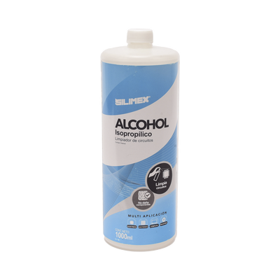 [ALCOHOL] Alcohol Isopropilico para limpieza de equipos de vídeo, fibra óptica, cómputo, y equipo telefónico 1000 mL