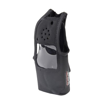 [3161-B] Funda de Nylon, lazo-cinto, capuchón con broches / botones y visor  frontal / IC-F3161, IC-3261, IC-3360.