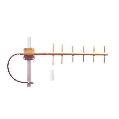 [Y-4066] Antena Yagui de 6 Elementos, Frec. 406-430 MHz, 10.2 dB