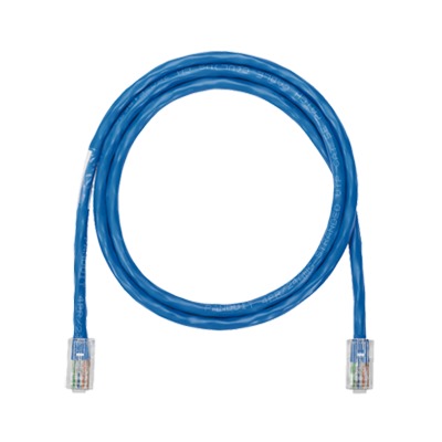 Cable de Parcheo UTP Categoría 5e, con Plug Modular en Cada Extremo - 4.3 Metros (14.11 Pies) - Azul
