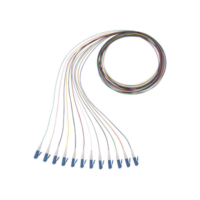 [NKFP91BN1NKM001] Kit de 12 Pigtails con Conector LC, Monomodo 9/125 OS2, 900um, de 1 Metro