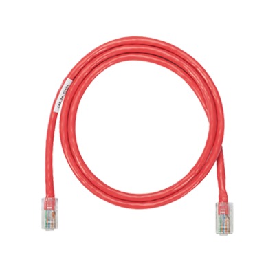 [NK5EPC7RDY] Cable de Parcheo UTP Categoría 5e, con Plug Modular en Cada Extremo - 2 Metros (6.56 Pies) - Rojo