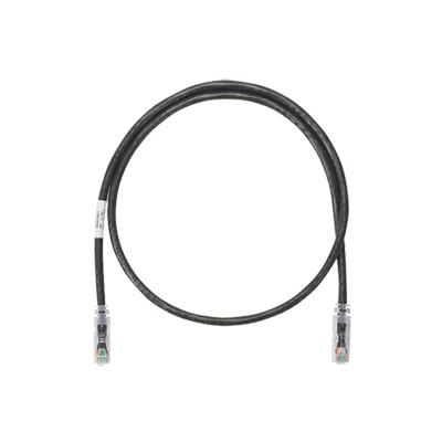 Cable de Parcheo UTP Categoría 6, con Plug Modular en Cada Extremo - 4.3 Metros (14.11 Pies) - Negro