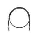 Cable de Parcheo UTP Categoría 6, con Plug Modular en Cada Extremo - 1.5 Metros (4.92 Pies) - Negro