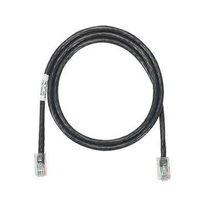 [NK5EPC10BLY] Cable de Parcheo UTP Categoría 5e, con Plug Modular en Cada Extremo - 3 Metros (9.84 Pies) - Negro