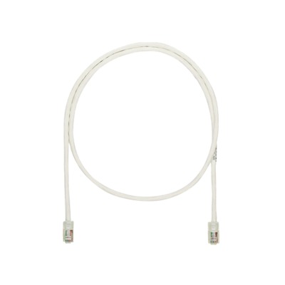 [NK5EPC10Y] Cable de Parcheo UTP Categoría 5e, con Plug Modular en Cada Extremo - 3 Metros (9.84 Pies) - Blanco Mate