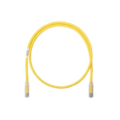 Cable de Parcheo UTP Categoría 6, con Plug Modular en Cada Extremo - 4.3 Metros (14.11 Pies) - Amarillo