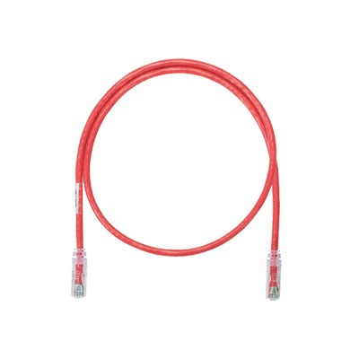 [NK6PC5RDY] Cable de Parcheo UTP Categoría 6, con Plug Modular en Cada Extremo - 1.5 Metros (4.92 Pies) - Rojo