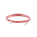 Cable de Parcheo UTP Categoría 6, con Plug Modular en Cada Extremo - 2 Metros (6.56 Pies) - Rojo