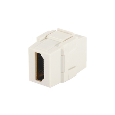 [NKHDMIEI] Módulo Acoplador HDMI 2.0, Hembra a Hembra Tipo-A, Categoría 2, Keystone, Color Marfil
