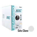 Bobina de Cable UTP 305 Metros (1000 Pies) de Cobre, NetKey, Gris Claro, Categoría 5e (24 AWG), Riser (CMR), de 4 Pares