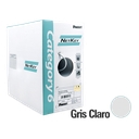Bobina de Cable UTP de 305 Metros (1000 Pies) de Cobre, NetKey, Gris Claro, Categoría 6 (24 AWG), 1000Mbps, Riser (CMR), de 4 Pares