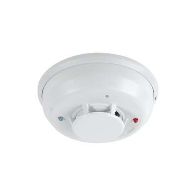 [2W-TRB] Detector Fotoeléctrico de Humo de 2 Hilos con Relevador y Sensor de Temperatura, Serie i3