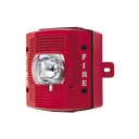 Bocina con Lámpara Estroboscópica para Exterior, con Configuración Estroboscópica Seleccionable, Color Rojo