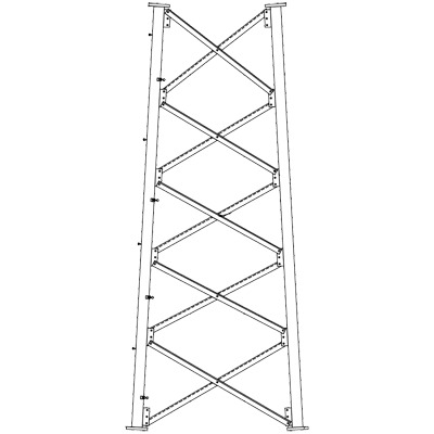 [SSV7N] Sección 7 Intermedia para Torre Autosoportada línea SSV (Código de Fábrica: 7N)