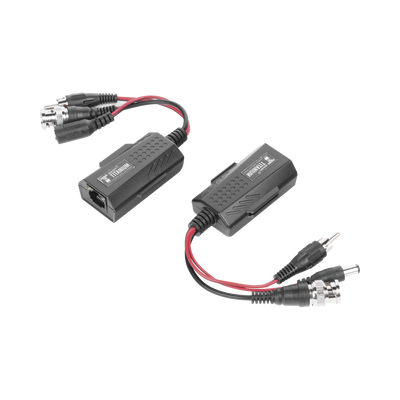 [TT-101-PVA-TURBO] Kit de transceptores activos, envía alimentación 12V/24Vcc/AC, video y audio a una distancia de hasta 150 m en 4K para aplicaciones de video por UTP Cat 5e / 6 en alta definición.