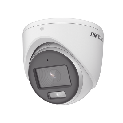 [DS-2CE72KF0T-FS] Turret TURBOHD 3K (5 Megapixel) / Micrófono Integrado / Lente 3.6 mm / Imagen a Color 24/7 (ColorVu) / 40 mts Luz Blanca / Exterior IP67 / dWDR / 4 Tecnologías