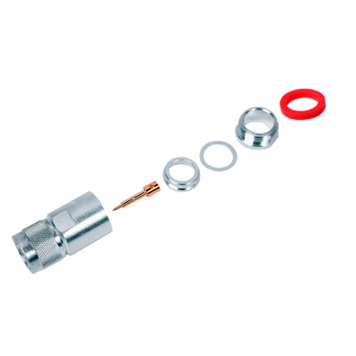 [RFN-1002-2L2] Conector N Macho de Rosca para Belden 7977A (RF-600), LMR-600, CNT-600.