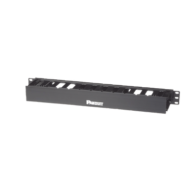 [WMPFSE] Organizador de Cables Horizontal PatchLink, Sencillo (Solo Frontal), Para Rack de 19in, 1UR