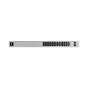 UniFi Switch USW-Pro-24-POE Gen2, con funciones capa 3, de 24 puertos PoE 802.3at/bt + 2 puertos 1/10G SFP+, 400W, pantalla informativa