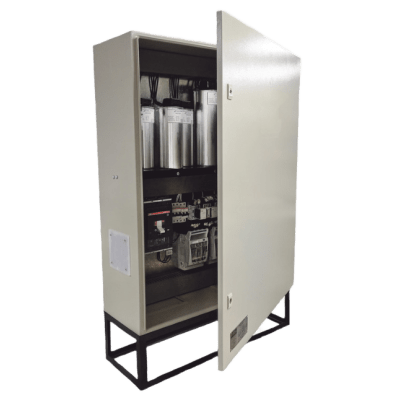 [CFI-05-240] Capacitor Fijo de 5 KVAR y 240 VCA, con Interruptro y Gabinete