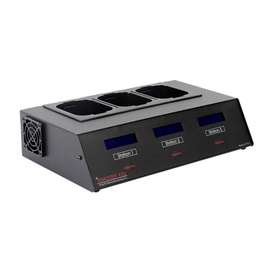 [ANALYZERX3A] Analizador X3A para 3 estaciones, requiere adaptadores intercambiables por modelo de batería