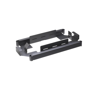 [FSTHED] Soporte Para Apilar de 1 a 4 Charolas de Empalme FST24S, Compatible con Paneles FMT y FMD, Color Negro