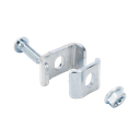 Kit 1 para unir tramos de charolas, con acabado Electro Zinc